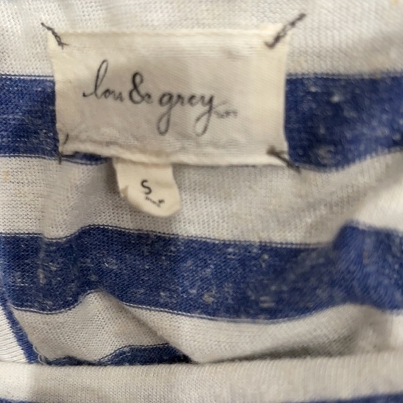 Lou & Grey Heathered Stripe Tank Maxi Dress SZ S - Picture 5 of 6